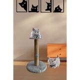Nursoft Stepli Kedi Tırmalama Tahtası - Gri