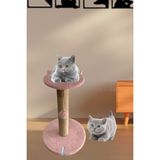 Nursoft Stepli Kedi Tırmalama Tahtası - Pembe