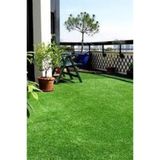 Nurteks 400x400cm En 4 mt X Boy 4 mt Suni Yeşil Çim Halı Kalınlık 7mm