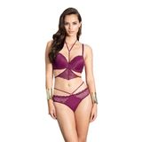 Nurteks 4404 Intimo Donna Destekli Mor Sütyen Takım