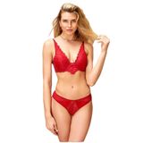 Nurteks 4425 Destekli Sütyen Takım, Bordo, 75B