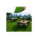 Nurteks Çim Halı Yeşil Dekoratif Premium Kalite Suni Çim Balkon Bahçe Kaymaz Taban 7 Mm