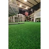 Nurteks Dekoratif Suni Çim Halı 250 x 1200 cm Yıkanabilir Polipropilen Yeşil Modern Tasarım 7 mm