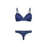Nurteks Kadın Bordo Destekli Push-up Sütyen Ve String Takım 75-90b, Lavicert, 75B