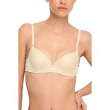 Nurteks Kadın Desteksiz Sütyen Soft Touch Şeffaf Askılı, Ten, 75C