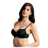 Nurteks Kadın Siyah double Push Up Sütyen, siyah, 75B
