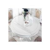 Nurteks Şeffaf Pvc Masa Örtüsü 1.7 Mm 80 Cm Çapında Yuvarlak