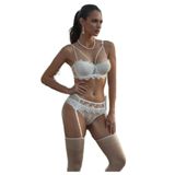 Nurteks ZenWave Nurteks 2491 Dolgulu Jartiyer Takım, ekru, 75B