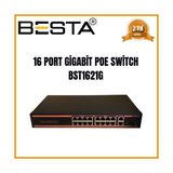 Nurton 16 Port Gigabit Poe Switch 10/100/1000 Mbps BST1621G
