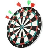 Nurton 17 Inç Dart Tahtası Sağlam Ahşap Gövde ve Uzun Ömürlü Kullanım - Adaçayı Yeşili