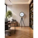 Nurton Eskitme 24 Saat Göstergeli Özel Tasarım Tripod Ayaklı Saat - Belirtilmemiş - Pembe