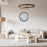 Nurton Eskitme Royal Ivory 52 x 52 cm Duvar Saati - Belirtilmemiş - Pembe