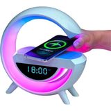 Nurton Rgb Işıklı Kablosuz Şarjlı Bluetooth Hoparlör Saat ve Alarm Özellikli - Belirtilmemiş