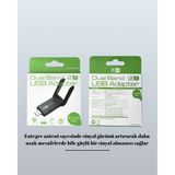 Nurton USB Wifi Adaptör – 1200 Mbps Hız - Belirtilmemiş