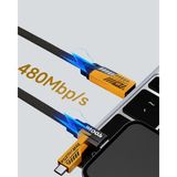 Nurton Yüksek Hızlı 65W Güç Çıkışlı Çoklu Cihaz Uyumlu Şarj Kablosu - Belirtilmemiş