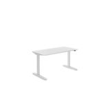 NURUS U-DO Sit&Stand Yükseklik Ayarlı Standart Kontrol Panelli Çalışma Masası - HDF Toz Boya Beyaz
