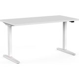 Nurus U-DO Sit&Stand Yükseklik Ayarlı Standart Kontrol Panelli Çalışma Masası - Melamin - Beyaz - Naturel - 70*140