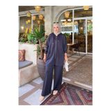 nurvina modest wear Oversize Kapüşonlu Modal Kumaş Çift Cepli Tesettür İkili Takım