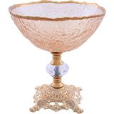 Nusnus Terra Bal Gold Metal Ayaklı Çerezlik 6'lı
