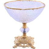 Nusnus Terra Sedef Gold Metal Ayaklı Çerezlik 6'lı