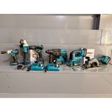 NUSPOWER 21V 3.0AH Kömürsüz 6'lı Set Matkap Hilti Taşlama Somun Sıkma Dekupaj ve Daire Testere