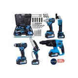 nuspower 5’li Profesyonel Akülü Set 21V – Kırıcı Hilti, Taşlama, Somun Sıkma, Vidalama ve Budama Makinesi 5797421469