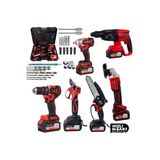 Nuspower 6’lı Profesyonel Set – Hilti, 13 mm Vidalama, Testere, Makas, Spiral ve 450 Nm Torklu