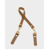 Nusrat Bilişim angel canta aksesuar taba renk 60x1 5 cm gercek deri canta sapi light gold metal gdks1015