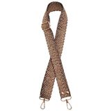 Nusrat Bilişim Çanta Aksesuar 120x3 cm Jüt Kolon Çanta Sapı Renkli Simli Light Gold Metalli