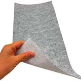 Nusrat Bilişim Çanta Aksesuar 2 mm Yapışkanlı Keçe 20x45 Cm Gri