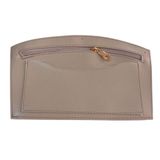 Nusrat Bilişim Çanta Aksesuar 24x15 cm Açık Vizon Renk Troklu Suni Deri Cep Light Gold Metalli sncp47