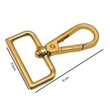 Nusrat Bilişim Çanta Aksesuar 3.5 cm Light Gold Renk Kanca 1 Adet angknc24
