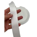 Nusrat Bilişim Çanta Aksesuar 3 Cm Polyester Kolon 1 Metre Beyaz