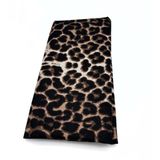 Nusrat Bilişim Çanta Aksesuar 90x50 cm Duck Astarlık Kumaş Leopar Desen