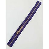 Nusrat Bilişim Çanta Aksesuar Başlıklı Fermuar 30 Cm Light Gold Metal Mor Renksiz