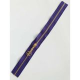 Nusrat Bilişim Çanta Aksesuar Başlıklı Fermuar 30 Cm Light Gold Metal Mor
