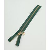 Nusrat Bilişim Çanta Aksesuar Başlıklı Fermuar 30 Cm Light Gold Metal Zümrüt Yeşili