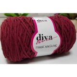 Nusrat Bilişim Çanta Aksesuar Diva Pamuk Makrome Bordo (Kalın)