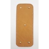 Nusrat Bilişim Çanta Aksesuar Gerçek Deri Açık Taba 30x12 cm Dikdörtgen Light Gold Metalli Çanta Tabanı