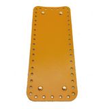 Nusrat Bilişim Çanta Aksesuar Gerçek Deri Hardal Sarı 30X12 cm Dikdörtgen Light Gold Metalli Çanta Tabanı