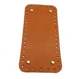 Nusrat Bilişim Çanta Aksesuar Gerçek Deri Taba 25X12 cm Dikdörtgen Light Gold Metalli Çanta Tabanı