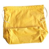 Nusrat Bilişim Çanta Aksesuar Örgü Çantaya Hazır Astar Tabanlı Büzgülü 22X12Cm Hardal