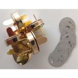 Nusrat Bilişim Çanta Aksesuar Örgü Çantaya Mıknatıslı Çıtçıt Light Gold 5Li Paket