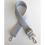 Nusrat Bilişim Çanta Aksesuar Pamuklu Kolon 120X4 Cm Gümüş Metal Gri Renk