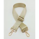 Nusrat Bilişim Çanta Aksesuar Polyester Kolon 120X4 Cm Bej Light Gold Metalli
