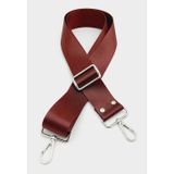 Nusrat Bilişim Çanta Aksesuar Polyester Kolon 120X4 Cm Bordo Gümüş Metalli