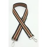 Nusrat Bilişim Çanta Aksesuar Polyester Kolon 120X4 Cm No:3 Gümüş Metalli
