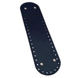Nusrat Bilişim Çanta Aksesuar Suni Deri 37x10 cm Oval Çanta Taban Lacivert Renk Light Gold Aparatlı