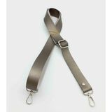 Nusrat Bilişim Çanta Aksesuar Suni Deri Ayarlı Çanta Sapı 120X2.4 Cm Parlak Gri Gümüş Metal