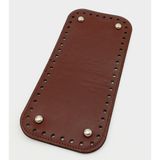 Nusrat Bilişim Çanta Aksesuar Suni Deri Bordo Renk 30X12 cm Dikdörtgen Çanta Tabanı (Gümüş Aparatlı)